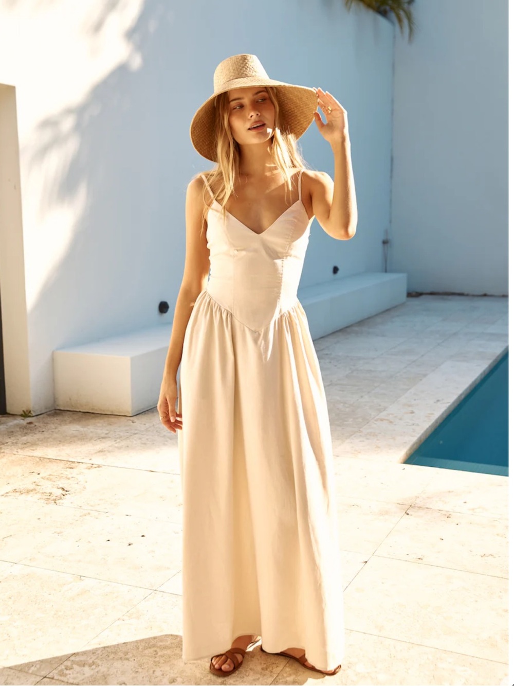 SEVEN WONDERS Zephy Maxi Dress Sand